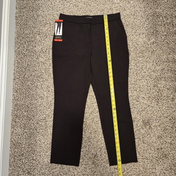 Banana Republic Ponte Pant High Rise Brown Size 8 Stretch Waist - Picture 7 of 16